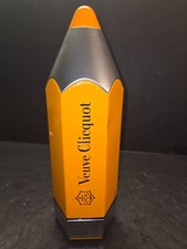 Veuve Clicquot Collectable Champagne Bottle Large Pencil Tin Box Case (Empty) picture