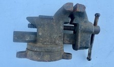 VTG FULTON Bench Vise #5190, with Anvil and Swivel Base See Pictures 15%OFF picture