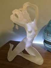 Vintage Nude Female Lucite Sculpture Mirage Bohemia Ltd Ronkonkoma NY MCM Retro picture
