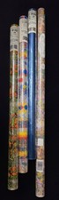 Vtg Bleyer Transparent Gift Wrap Lot 4 Rolls Halloween Easter Craft Junk Journal picture