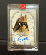2024 Topps Star Wars Galactic Antiquities Jar Jar Binks Auto A-AB 49/50 picture