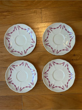 Wedgwood of Etruria & Barlsaston Queens Shape Husk Pattern - 4 Tea Saucers Only picture