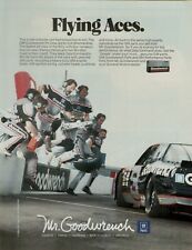 1989 Mr. Goodwrench Flying Aces Pit Crew Dale Earnhardt Chevy VINTAGE PRINT AD picture