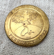 Vtg Foxwoods Resort Casino 1992 Grand Opening Coin - Mashantucket Connecticut picture