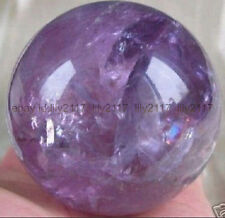 AAA+ Natural Amethyst Quartz Crystal Sphere Ball Healing Stone 40mm + Stand picture