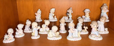 PRECIOUS MOMENTS GROWING IN GRACE 1990S BIRTHDAY GIRL FIGURINES COMPLETE SET 16 picture