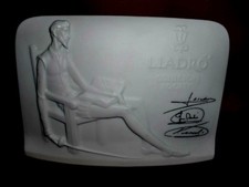 LLARDO~COLLECTORS SOCIETY PLATE~HAND MADE IN SPAIN~OAISA~1985~H-2D~SIGNED~MINT~ picture