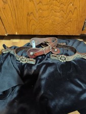 Les Vogt Ladies Performax Brown Silver Texas Star W Berries Used picture