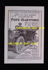 1912 Pope-Hartford Touring Sedan Vintage Ad 