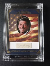 2025 Sportscards.Com A Word From Potus Ronald Reagan Handwritten Relic Yearling picture