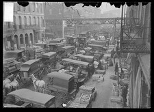 South Water Street Market Looking West Toward The Elevated Train  - Old Photo picture