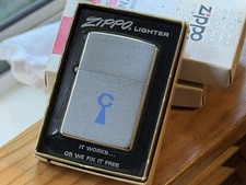 Vintage 1972 CURTIS INDUSTRIES Keyhole Key Lock Cutter Zippo Lighter NEW IN BOX picture