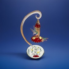 Glass Baron Sweet Jeweled Hummingbird Glass Figurine Bird Figure picture