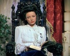 Gene Tierney sitting in chair reading book 1943 Heaven Can Wait 16x20 poster picture