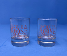 TEQUILA ROSE Shot Glasses SNOWFLAKE Limited Edition Pink Strawberry Cream Italy picture