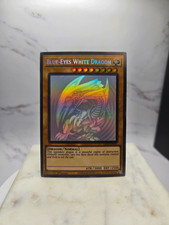 Blue-Eyes White Dragon - Ghost *READ: English* Faded SDK Art Rare picture