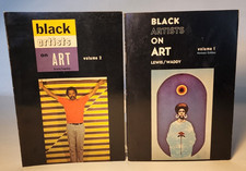 1971 / 76 BLACK ARTISTS ON ART VOLS 1 & 2 NEW COPIES NOS SAMELLA LEWIS & WADDY picture