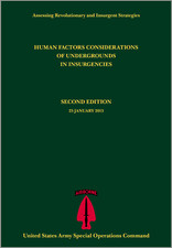 On CD 398 Page 2013 HUMAN FACTORS CONSIDERATIONS OF UNDERGROUNDS IN INSURGENCIES picture