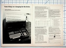 HP Model 30 Calculator Vintage Magazine Ad 1970s Hewlett Packard Ephemera picture