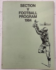 1984 Minnesota State High School Section V Football Program (G3) picture