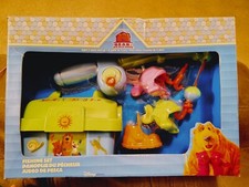 Vtg Disney Bear In The Big Blue House Fishing Set Toy Tackle Box Pole 1990s NIB  picture