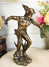 Greek Roman Olympian Deity Hermes Mercury God Of Messengers & Thieves Figurine picture