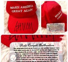 Donald Trump signed MAGA Hat autographed COA New Never Worn Trump Signed Cap Hat picture