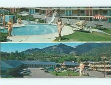 Unused Pre-1980 BATHING BEAUTY AT SILVER SADDLE MOTEL Manitou Springs CO u6290 picture