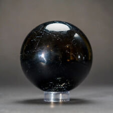 Genuine Polished Black Tourmaline Sphere from Brazil (3.5