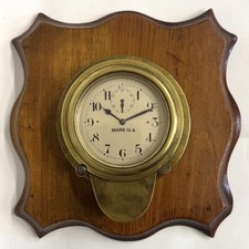 Antique Pre WW1 Raf Goliath Cockpit Watch In Original Brass Case Mark IV.A picture