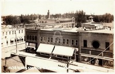 Birdseye View Business Section Blackfoot Idaho ID c1917 RPPC Photo Postcard COPY picture