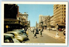 Adelaide South Australia Australia Postcard King William Street c1950's picture