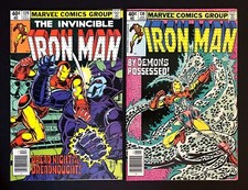 IRON MAN LOT #129, 130 Hi-Grade Dreadnought Marvel Comics 1979 picture