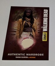 The WALKING DEAD AMC tv Michonne authentic Wardrobe card Danai Gurira picture