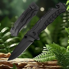 CUCHILLO MILITAR TACTICO NAVAJA DE BOLSILLO PLEGABLE ASISTIDA POR RESORTE Knife picture