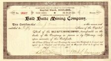 Bald Butte Mining Co. - Stock Certificate - Mining Stocks picture