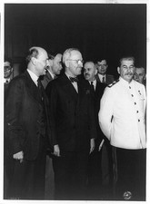 Photo:Potsdam Germany 1945 Attlee Truman Stalin Molotov Potsdam Conference picture