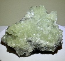 LUSTROUS Prehnite Crystal Cluster Mineral Specimen - Morocco picture