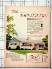 1953 National Homes Pacemakers Mid-Century Modern House Ad Charles Goodman picture