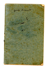 1834 Handwritten Exeter NH Small booklet memo ledger book Psalms Accounts picture