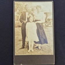 Antique 1910s Real Photo Postcard Family Vintage Model T Car Automobile RPPC picture