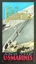 Golden Gate Exposition California US Marine Corps Exhibit USMC 1939 Map GGIE CA picture