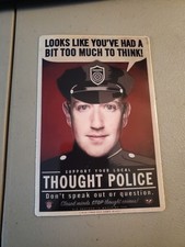 Free Speech Sticker HEAVY DUTY VINYL  Meta Facebook Mark Zuckerberg  picture