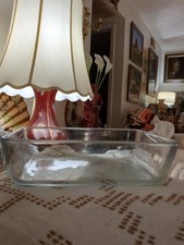 Vintage Pyrex Clear Glass 8x6x2