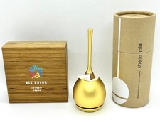 Sotto Buddhist Bell Cherin mini Orin Gold Brass Cherrywood Takaoka Healing Yoga picture