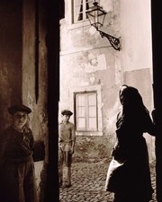 ELDERLY WOMAN AND CHILDREN IN LISBON, PORTUGAL 8x10 GLOSSY PHOTO PRINT picture