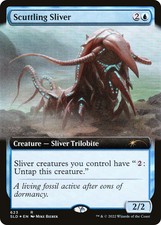 Scuttling Sliver (Extended Art) [Secret Lair Drop Promos] Foil Near Mint MTG picture