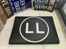 R16 ROUTE CANARSIE BROOKLYN ROCKAWAY BMT/IND NY NYC SUBWAY ROLL SIGN LL TRAIN picture