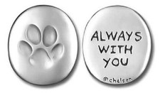 Paw Print Memory Token Pewter Coin