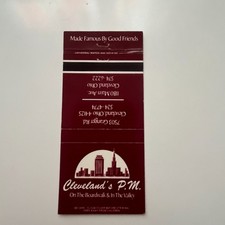 Cleveland's P. M. Cleveland OH Vintage Matchbook Cover TMM6-2 picture
